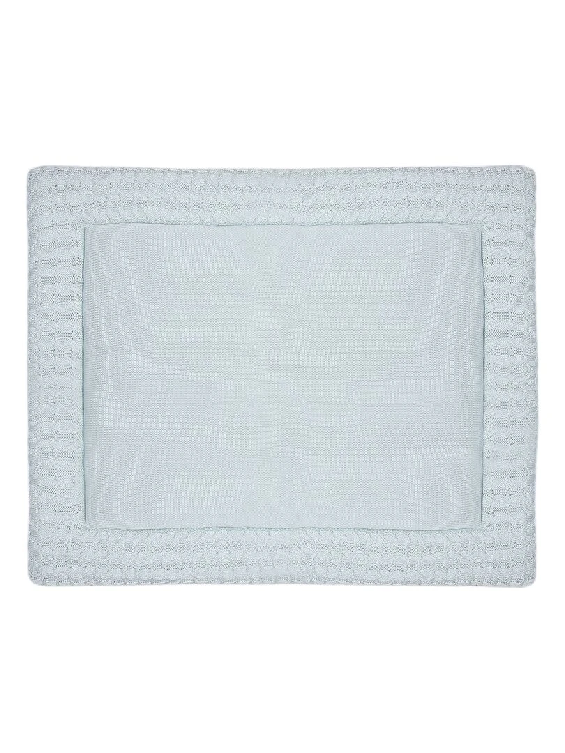 Tapis de parc pour bébé tapis de jeu en coton Bleu ciel