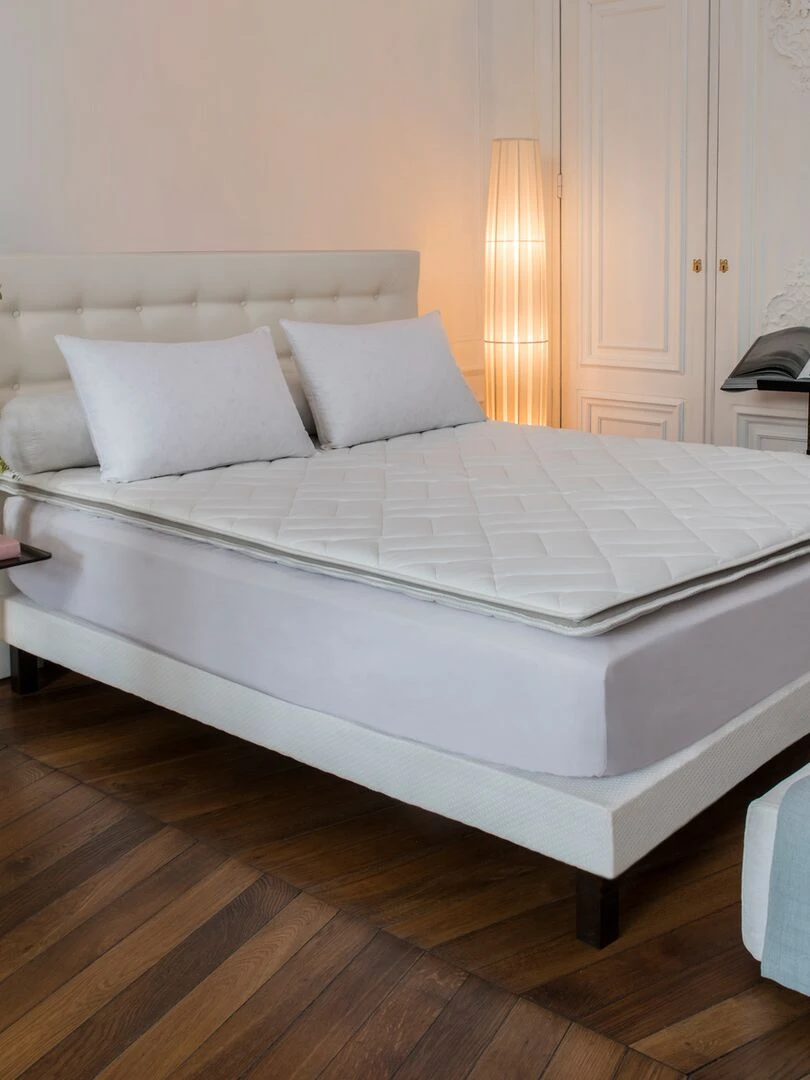DODO Surmatelas Luxe à mémoire de forme Blanc
