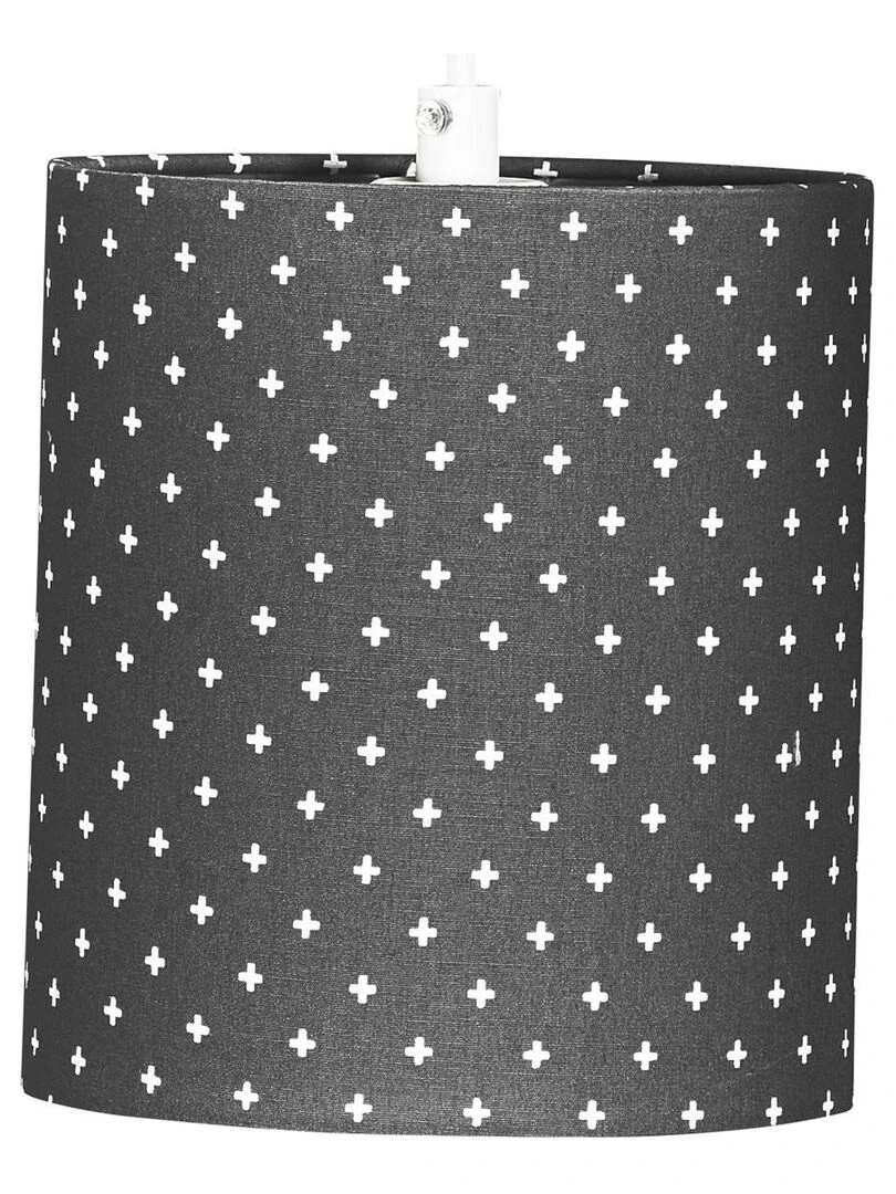 Suspension lumineuse en coton blanc SAUTHON Blanc
