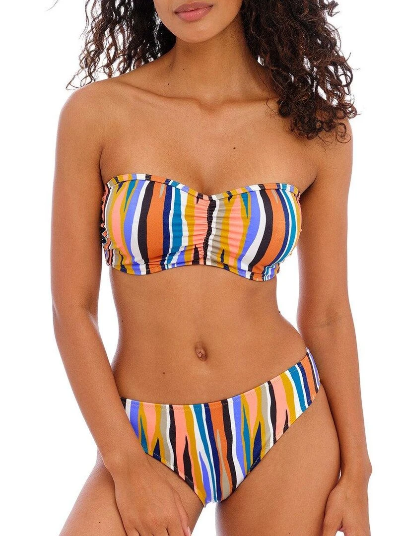 Haut de maillot bandeau à armatures Torra Bay Orange