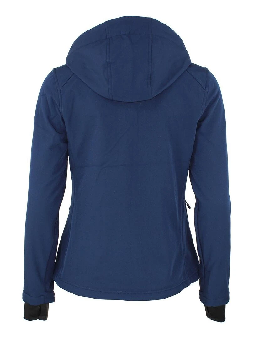 Blouson softshell femme AFORI PEAK MOUNTAIN Bleu marine