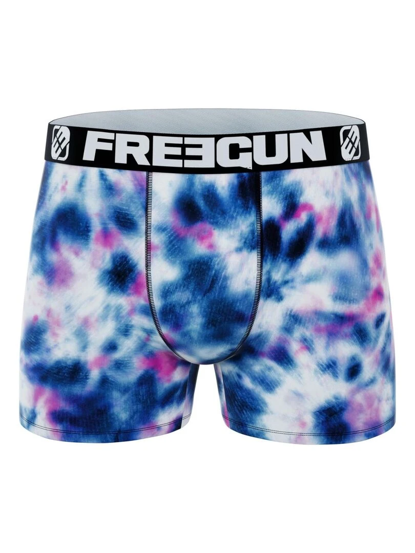 Lot de 3 boxers homme Rainbow Freegun   Bleu