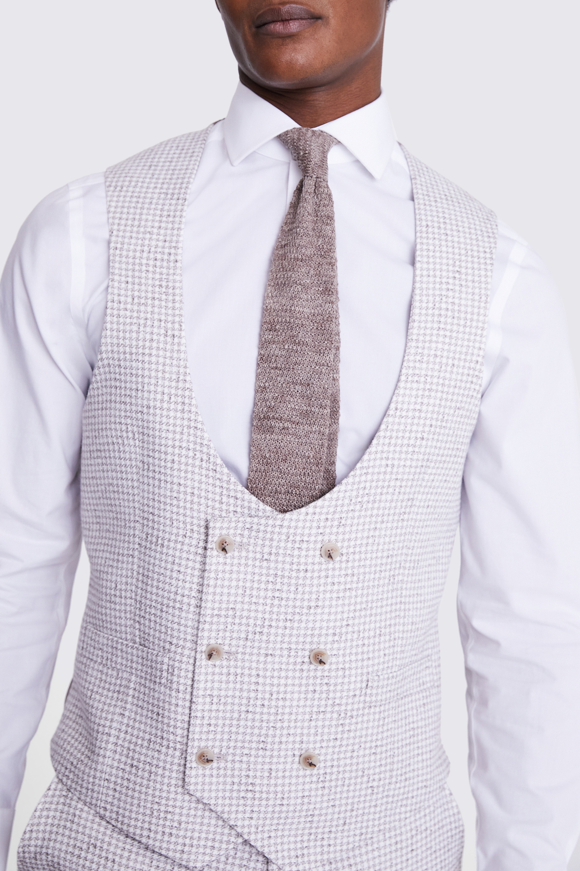 Slim Fit Navy Matt Linen Waistcoat    Buy Online at Moss