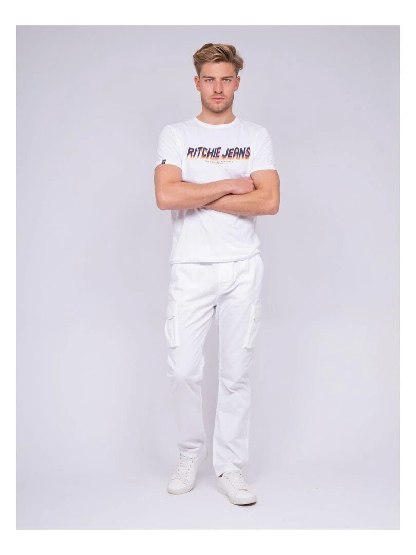 Pantalon battle CORK   Blanc