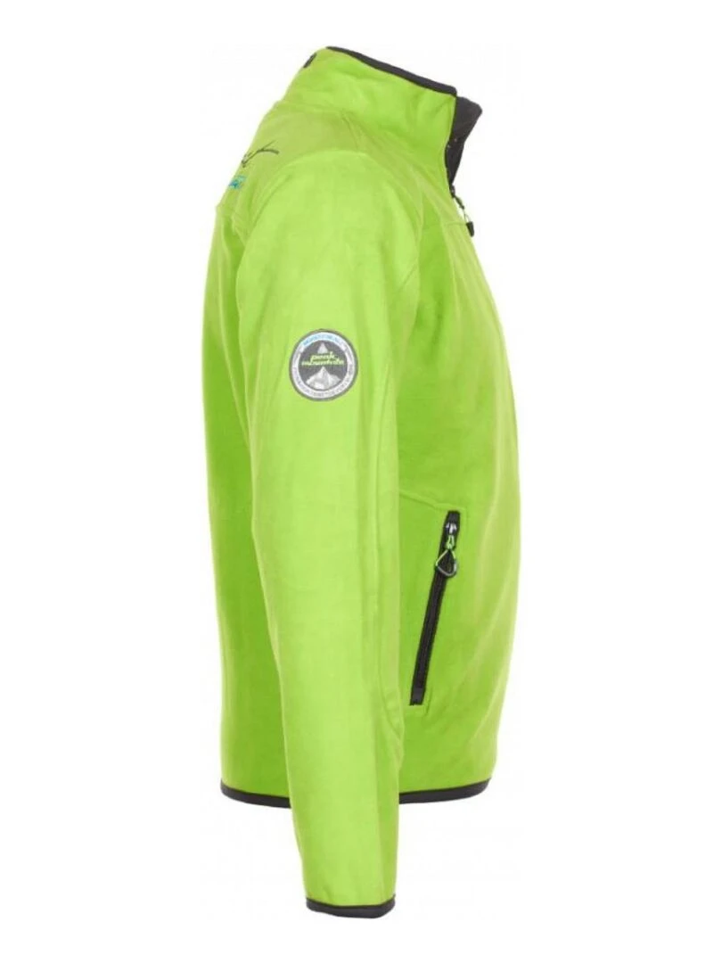 Blouson polaire homme CONAN PEAK MOUNTAIN Vert anis