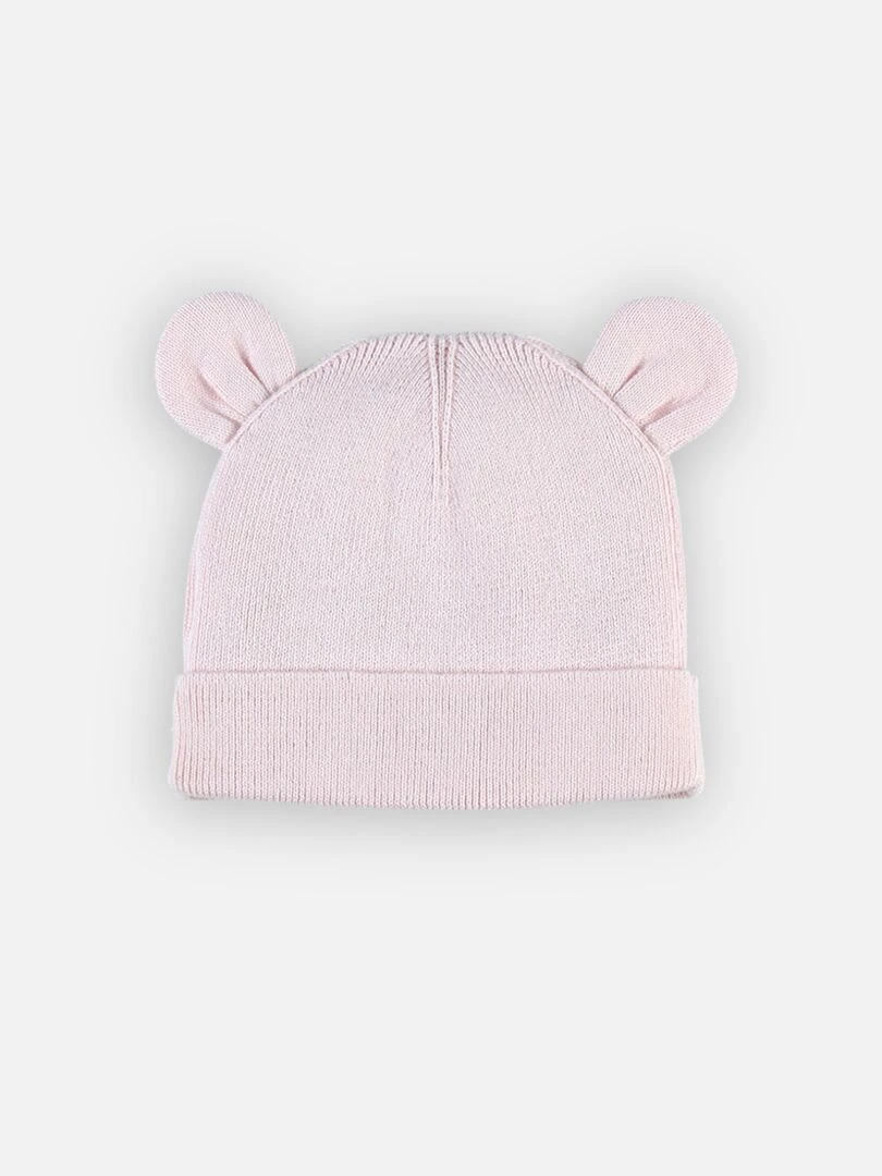 Bonnet en tricot  clair   Noukie's   Rose