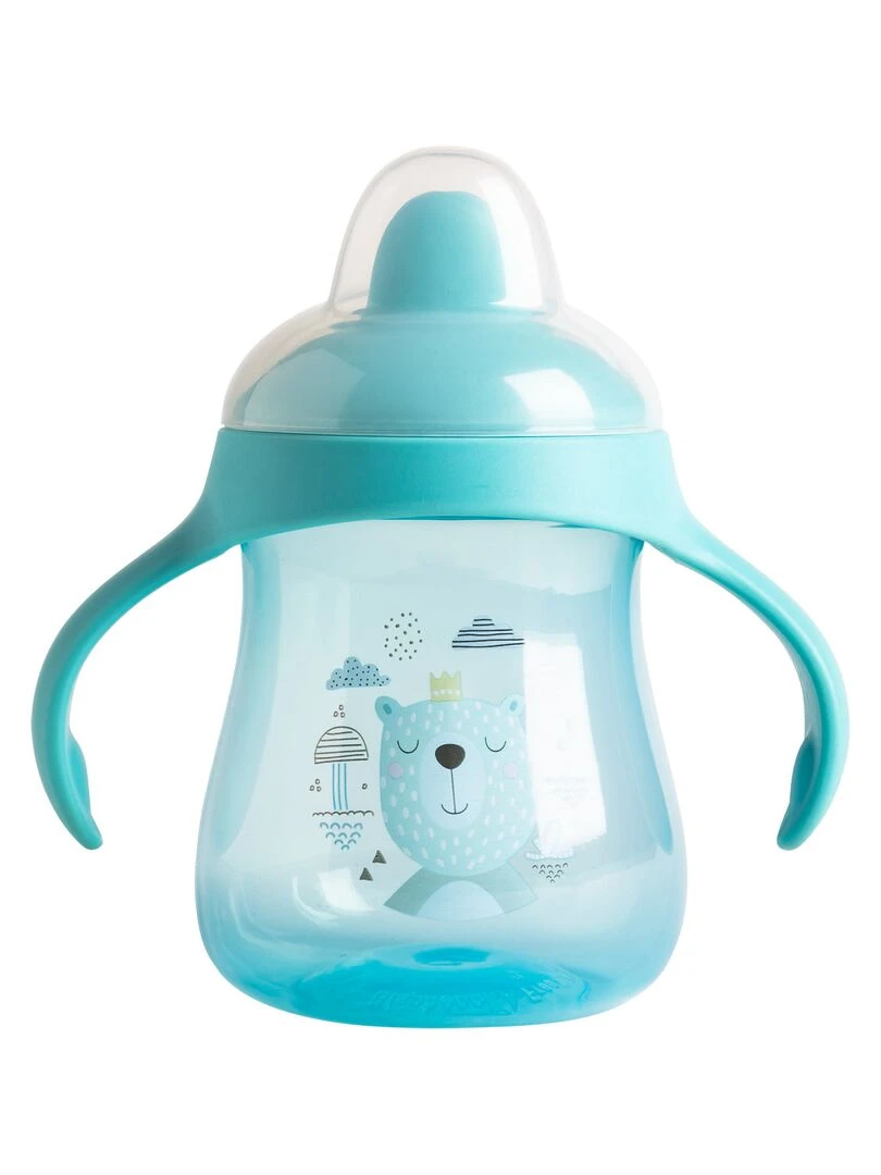 Tasse à bec rigide 240 mL Ours Bleu Bleu