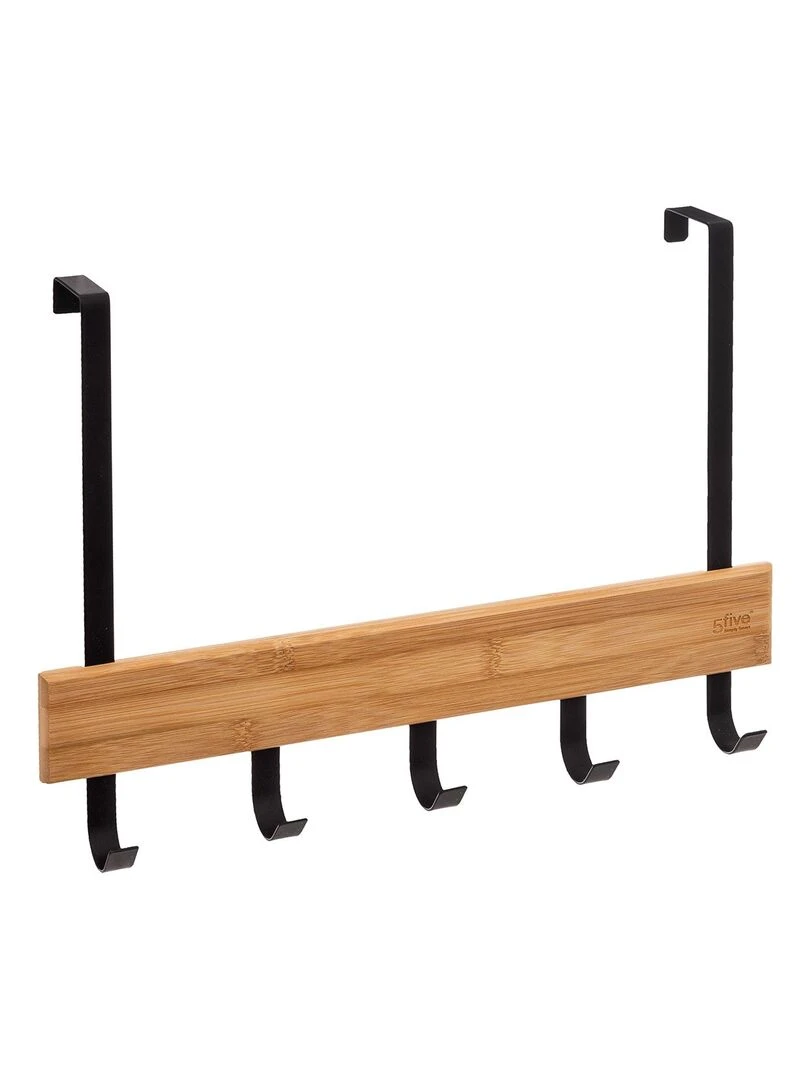 Porte serviette pour porte Natureo noir Noir