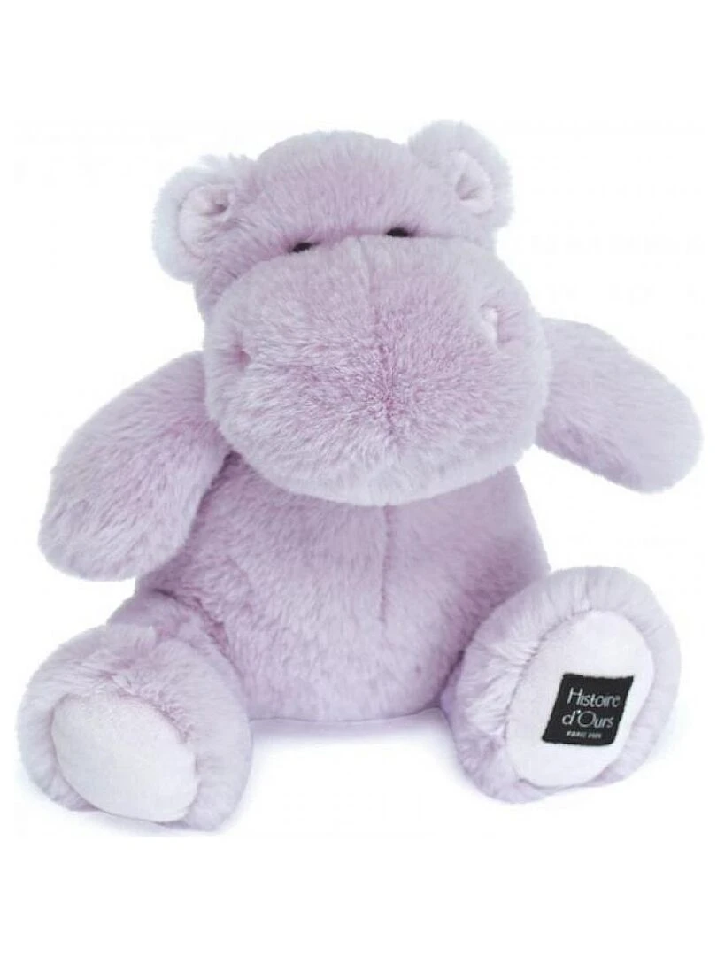 Peluche hippo lilas 25 cm N/A
