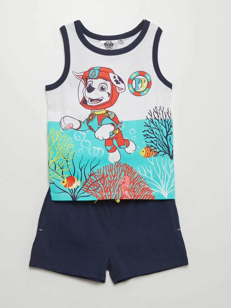 Ensemble débardeur + short 'Pat'patrouille' 2 pièces Bleu