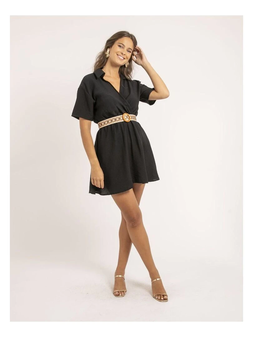 Robe courte IKONA   Noir