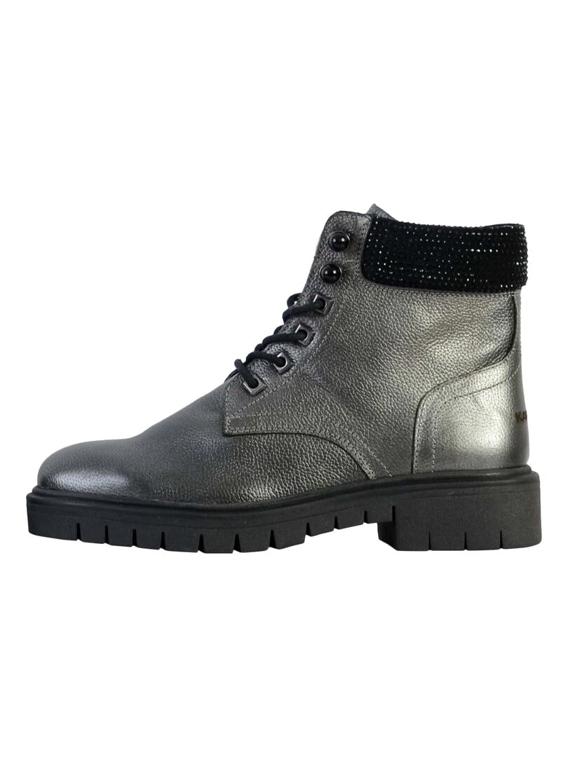 Bottine Cuir Kaporal Zalma Gris