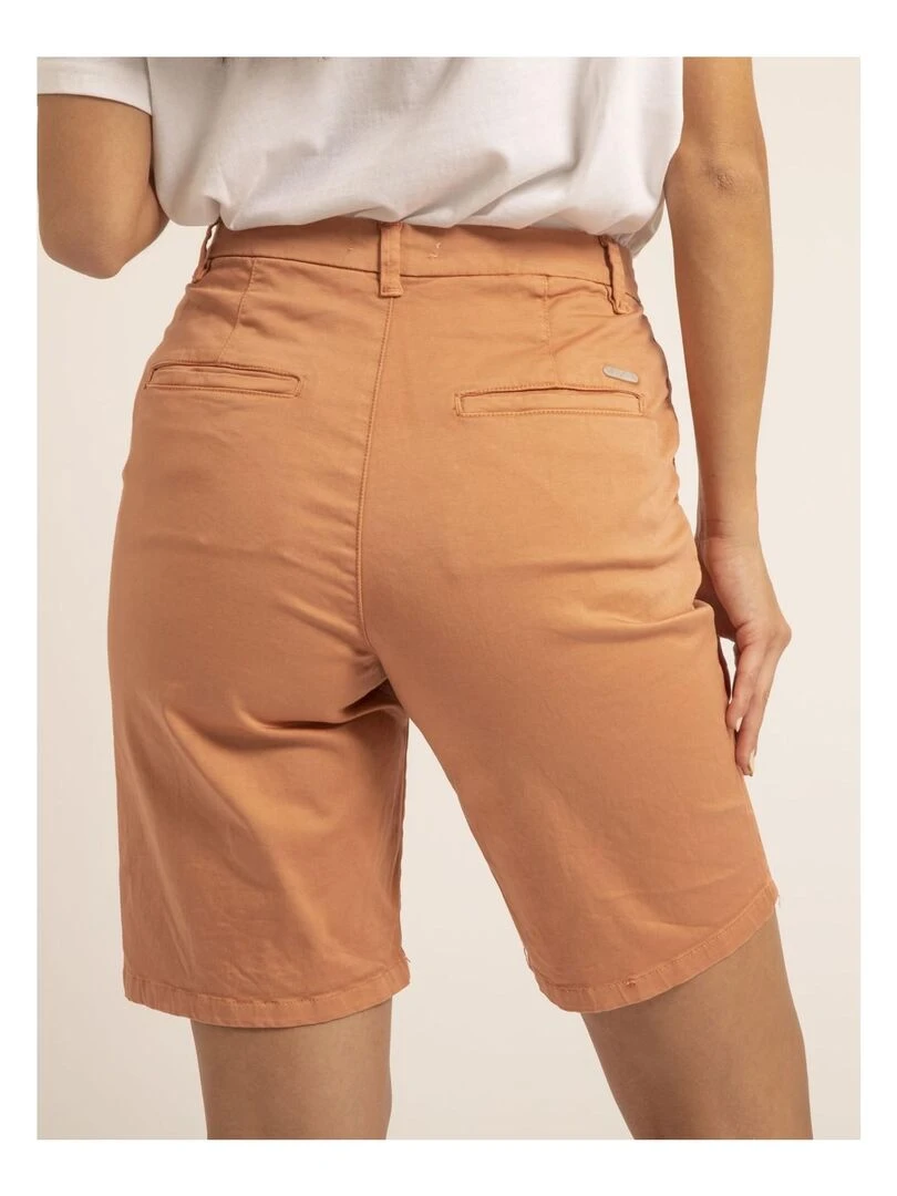 Bermuda chino slim XILAMA   Orange