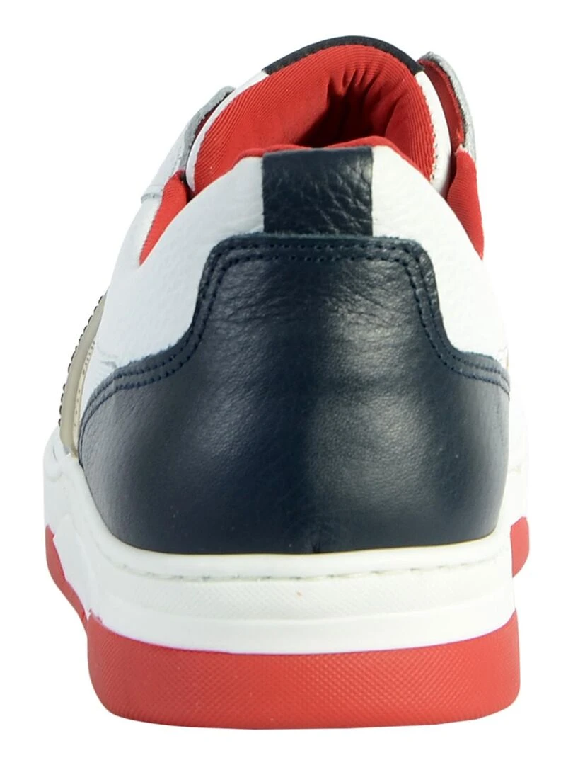 Basket Redskins Textan   Blanc