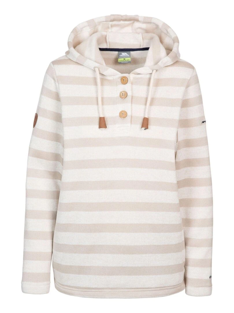 Trespass Sweat à capuche SOCIETY Beige gris