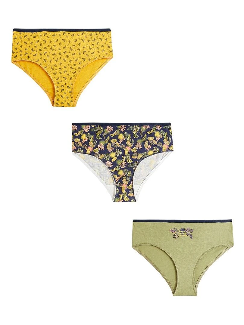Lot de 3 culottes fille Rita Multicolore