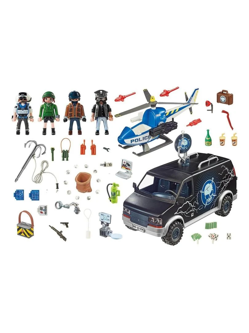 70575 Police Camion De Bandits Et Policier  'playmobil' City Action   N/A