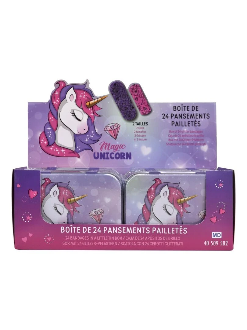 Girl Power   Boîte en Métal de Pansements (24 pansements)   N/A