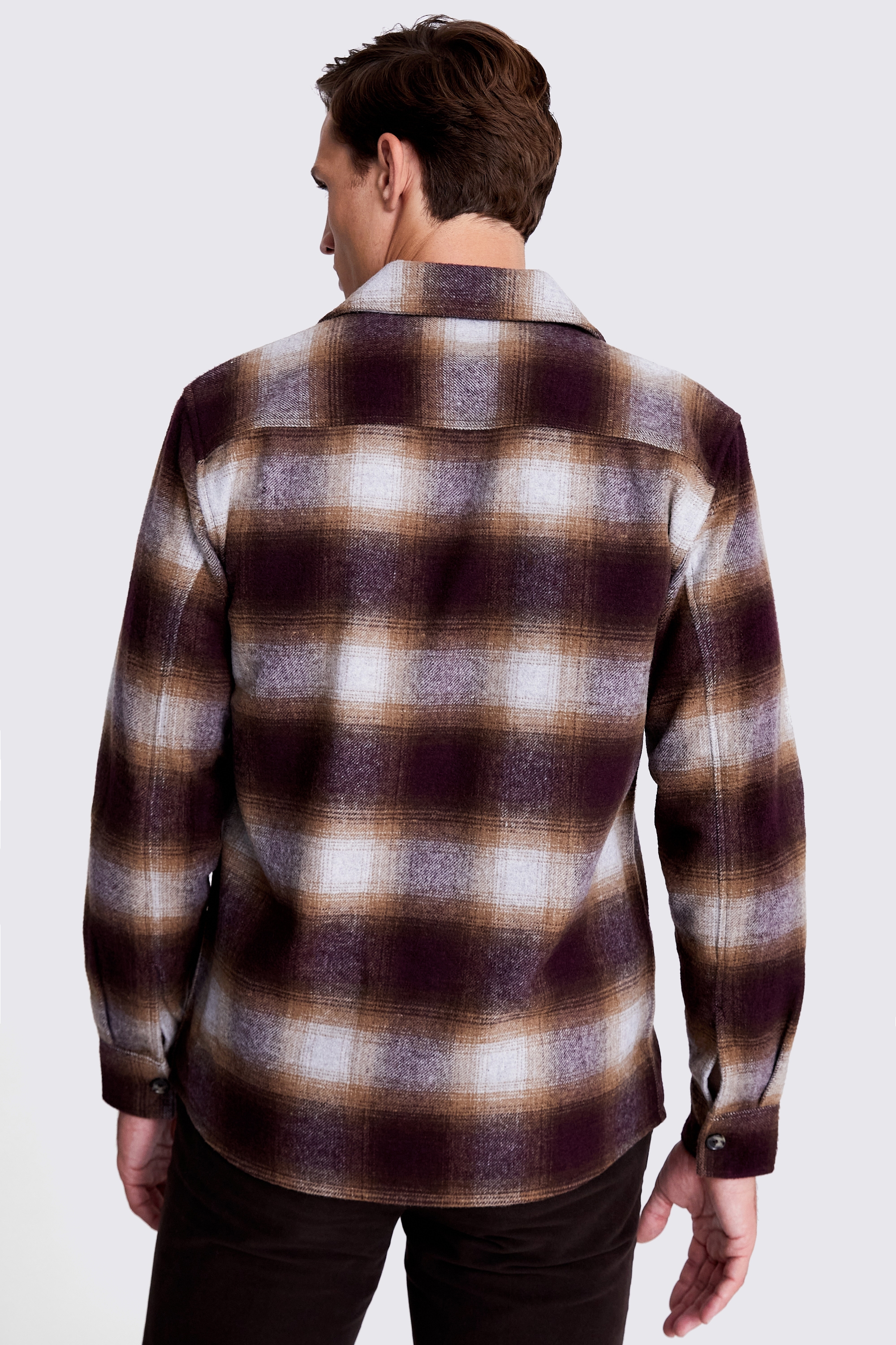 Tailored Fit Burgundy Poplin Shirt   Buy Online at Moss