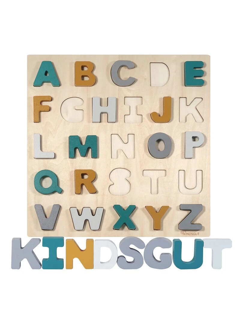 Puzzle ABC Caspar en bois   N/A