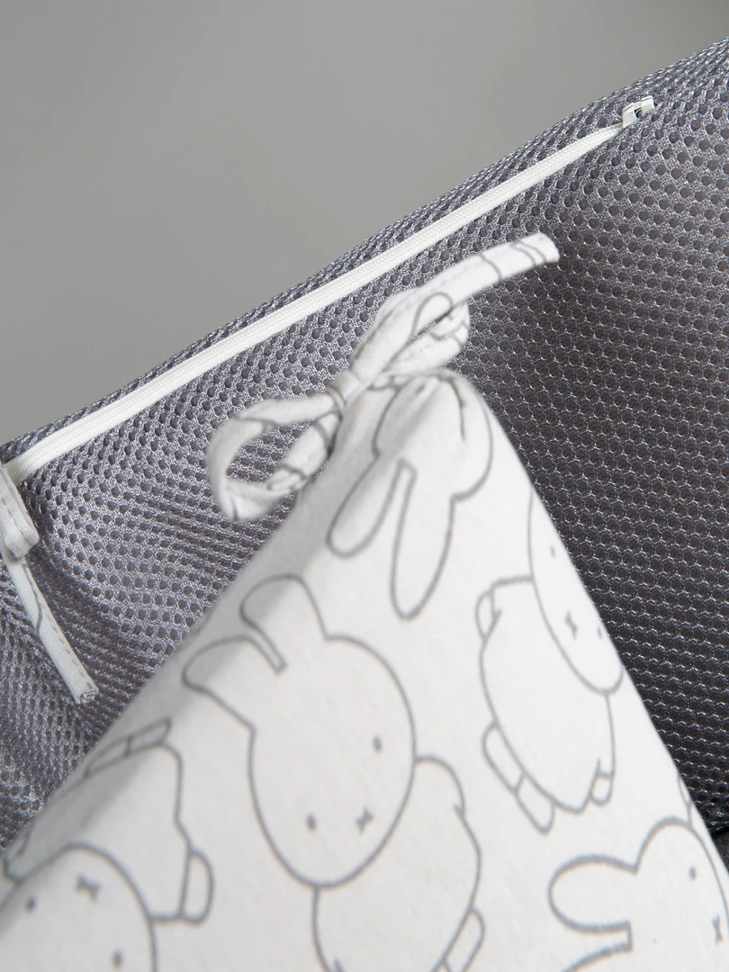 ROBA Tour de Lit Bébé "safe asleep®"   Air Plus "miffy®"   Gris    Gris