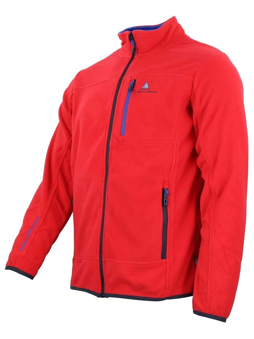 Blouson polaire homme CALON   PEAK MOUNTAIN   Rouge