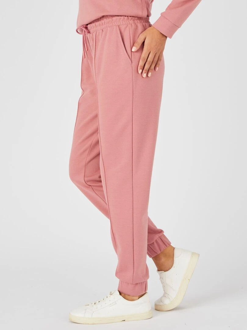 Pantalon de jogging sport chic   Happy D. by Damart   Rose