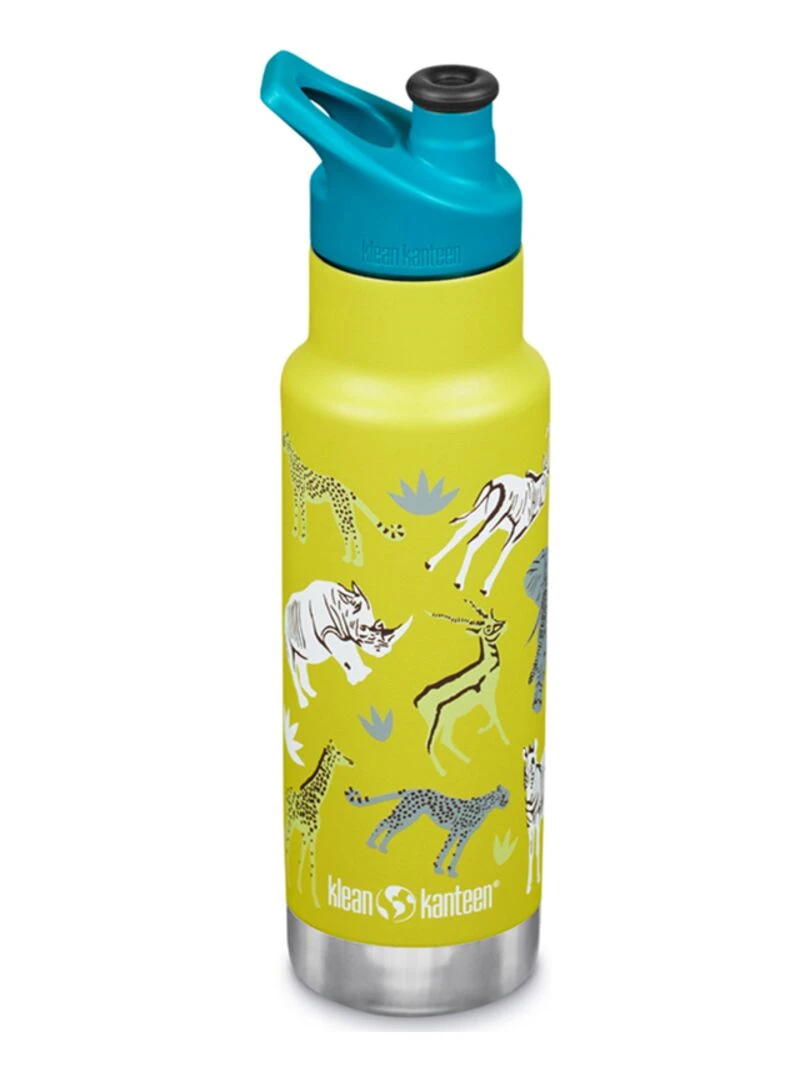 Gourde Inox Isotherme 355 ml bouchon Sport Safari N/A