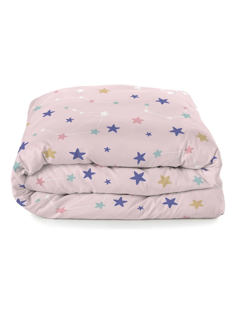Parure housse de couette 2 pièces Sky stars "Happyfriday"   Blanc