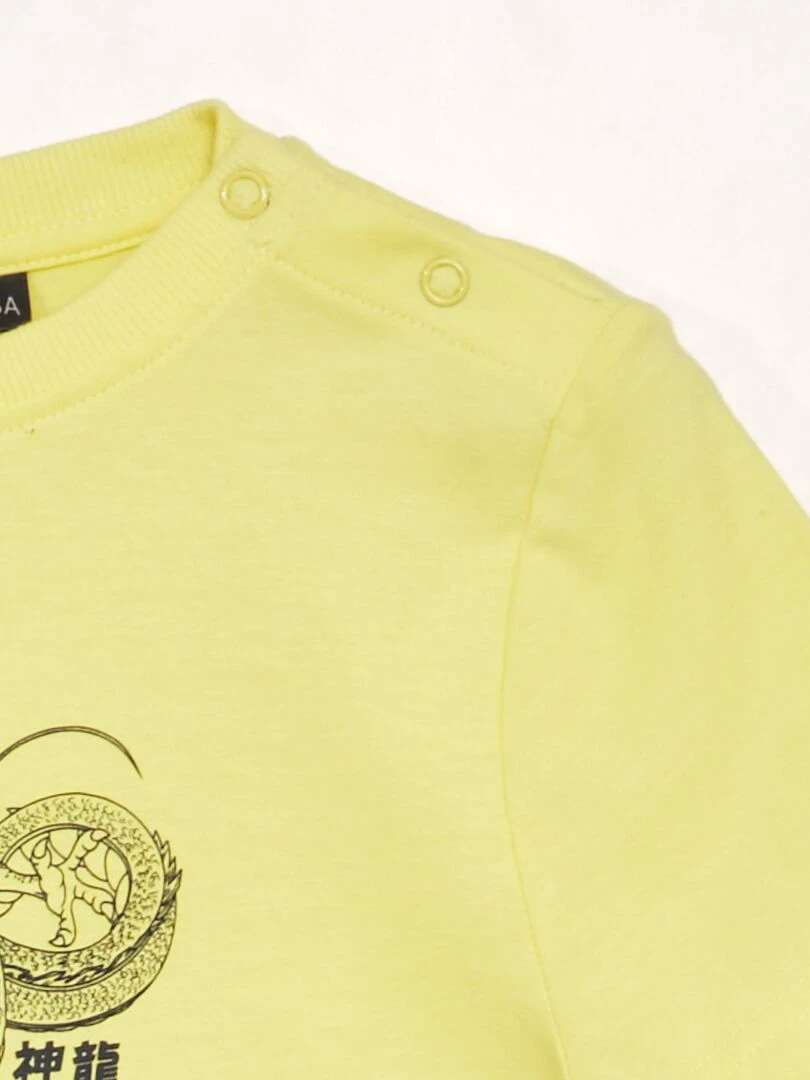 T shirt 'Dragon Ball'   So Easy   jaune