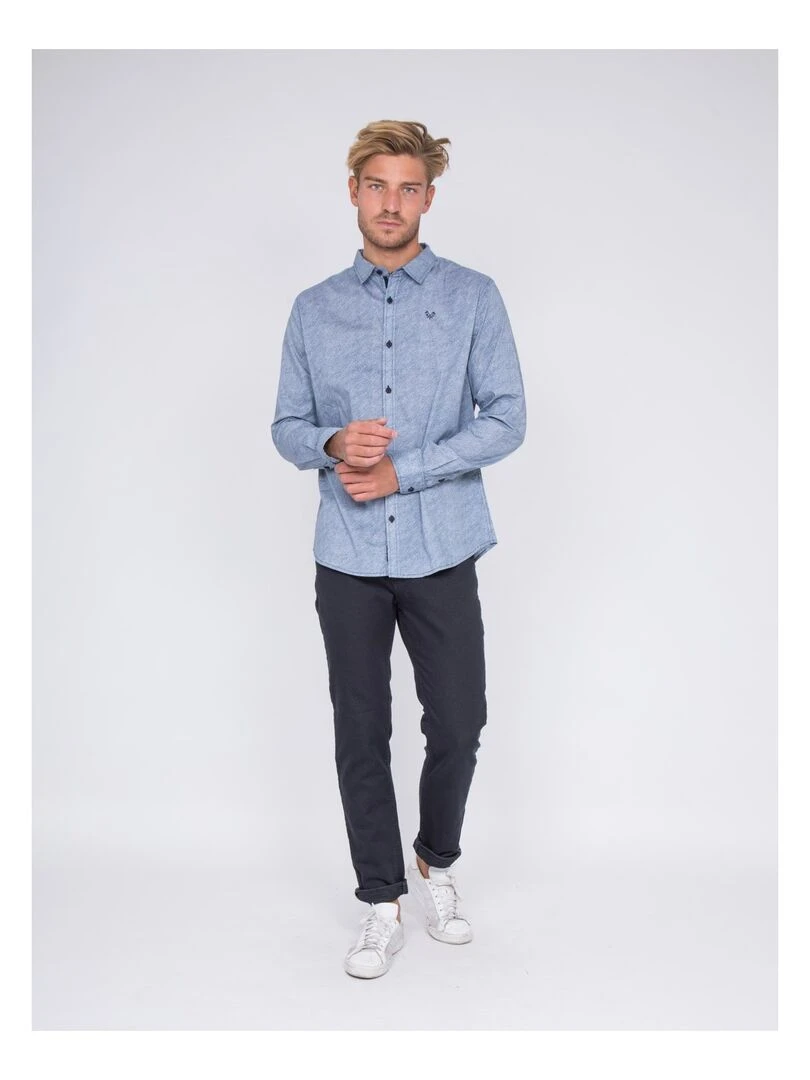 Chemise manches longues TUBIC   Bleu marine