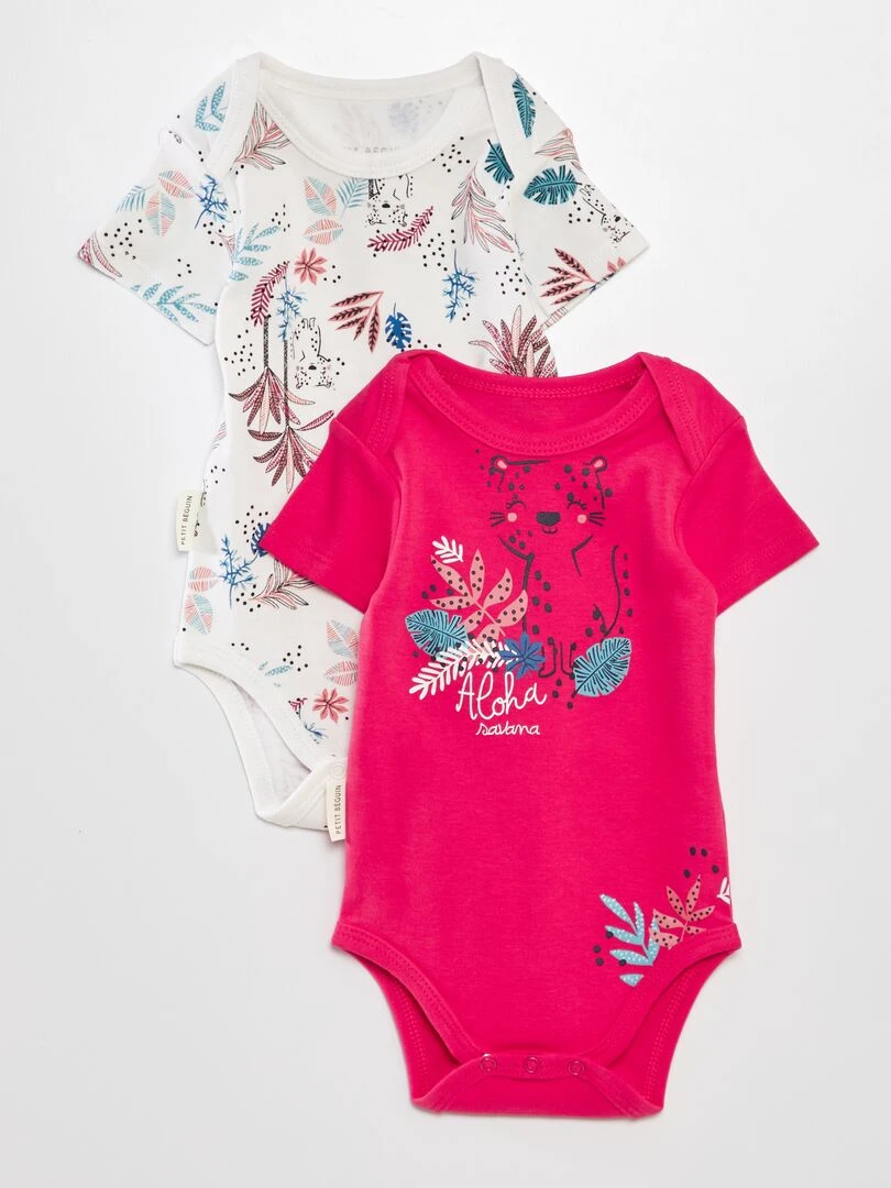 Lot de 2 pyjamas 'Petit Béguin' Rose