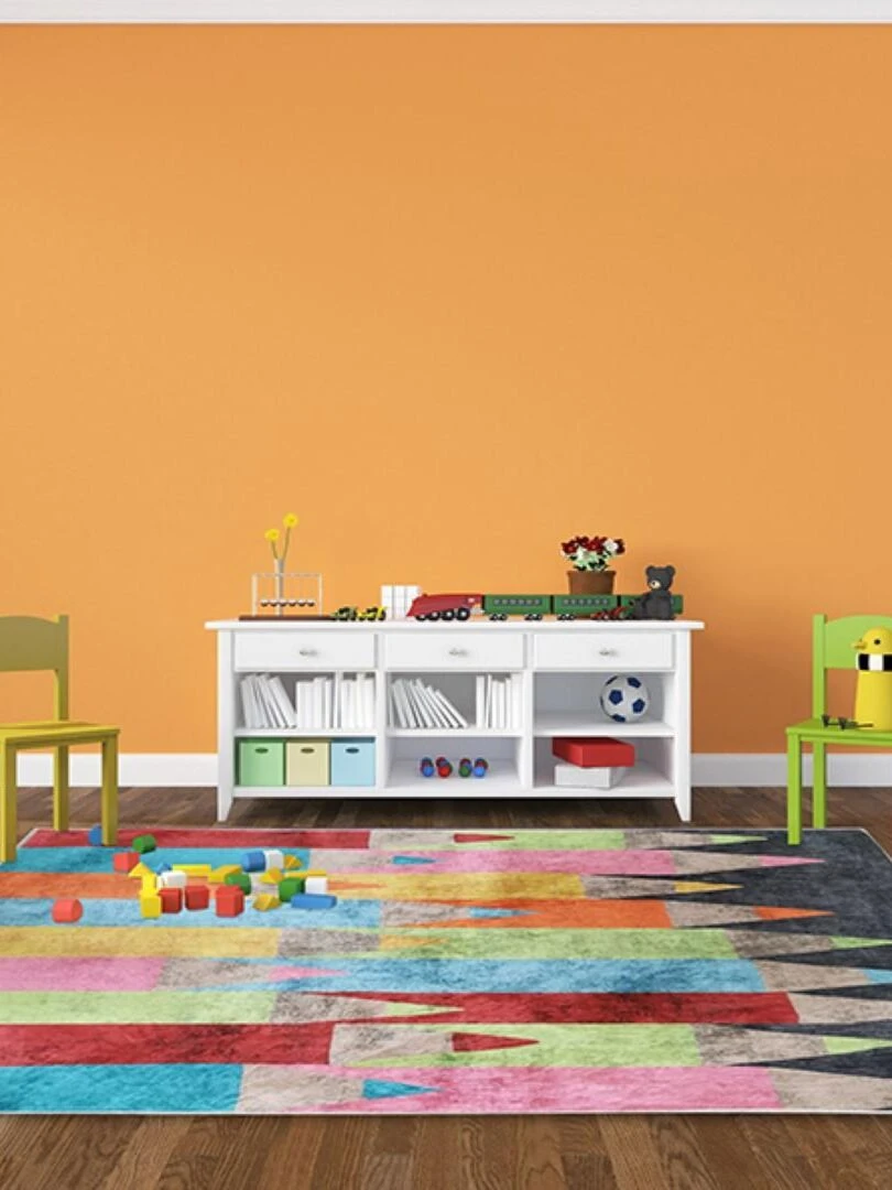 Tapis Coloré CRAYONS Multicolore