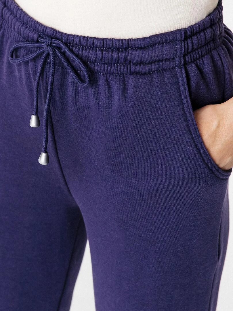Pantalon molleton douillet   Happy D. by Damart   Bleu marine