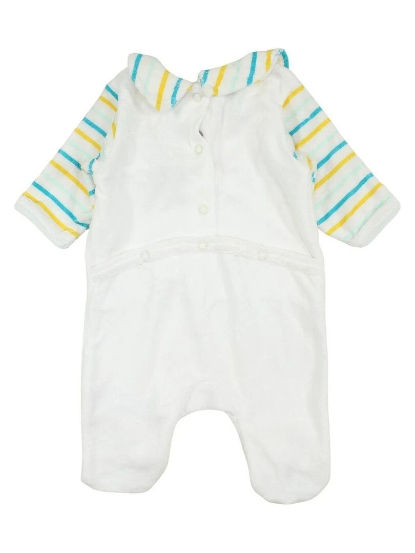 Lee Cooper Grenouillere bébé garçon imprimé Lee Cooper en coton Blanc