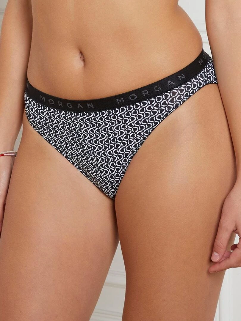 Slip en microfibre GABY Morgan Noir