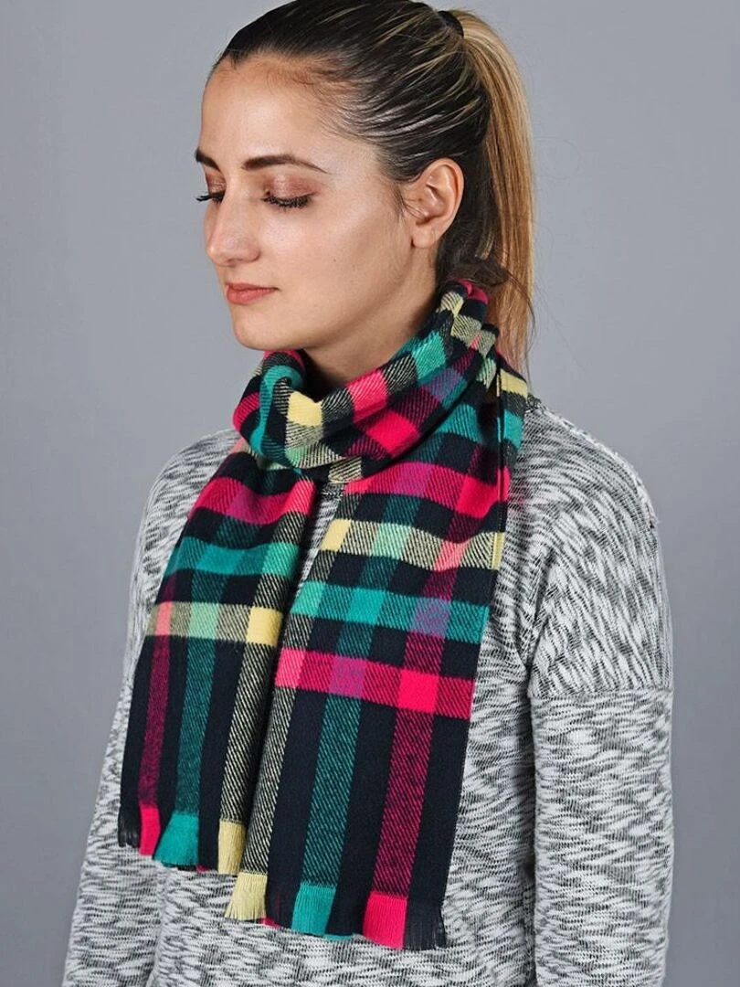 Echarpe Velay Fabriqué en France Multicolore