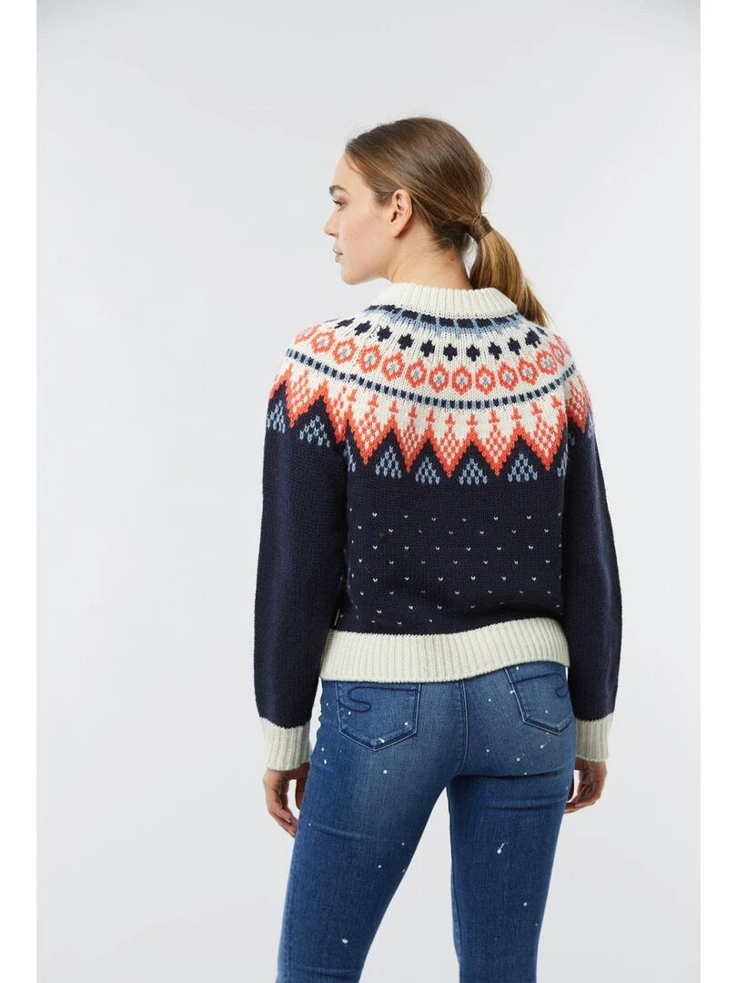 Lee Cooper Pull laine CLIVER Bleu marine