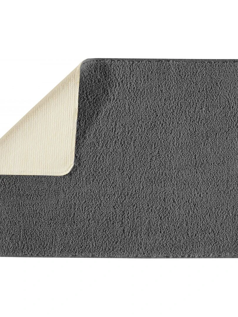 Guy Levasseur Lot de 2 tapis de bain polyester 50x80cm + 50x40cm anthracite gris anthracite