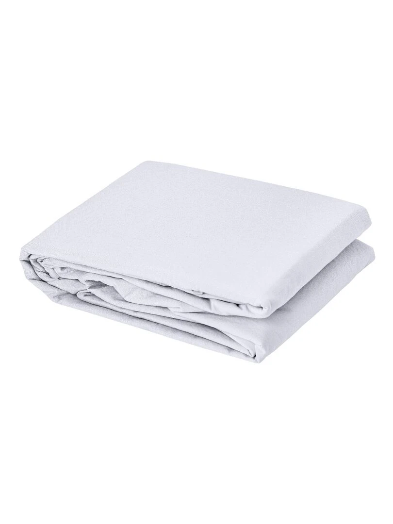 Housse de couette en 100% coton Blanc