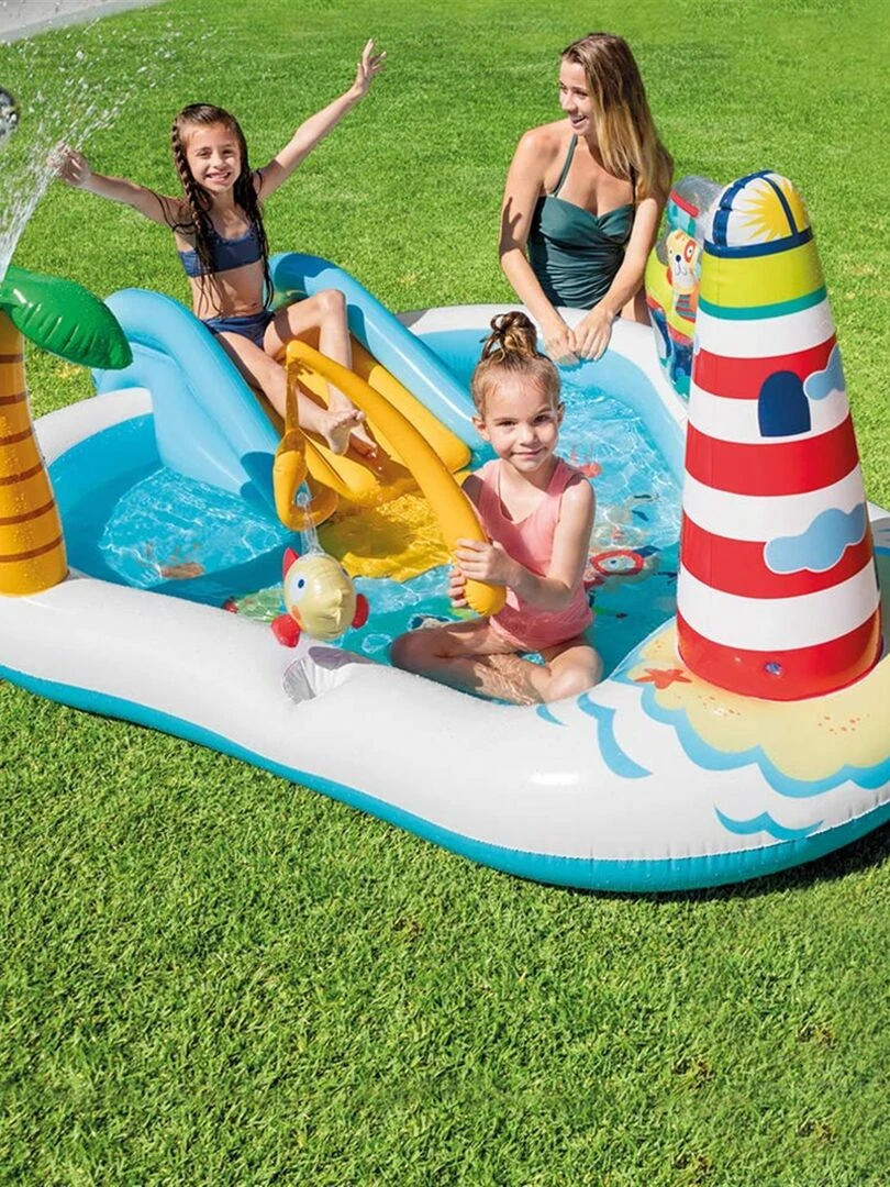 Piscine gonflable pour enfants Fishing Fun Play Center 218 x 188 x 99 cm   N/A