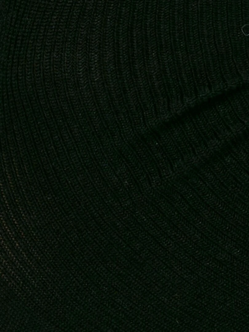 Chaussettes à base de fil d Écosse mélangé   Damart   Noir