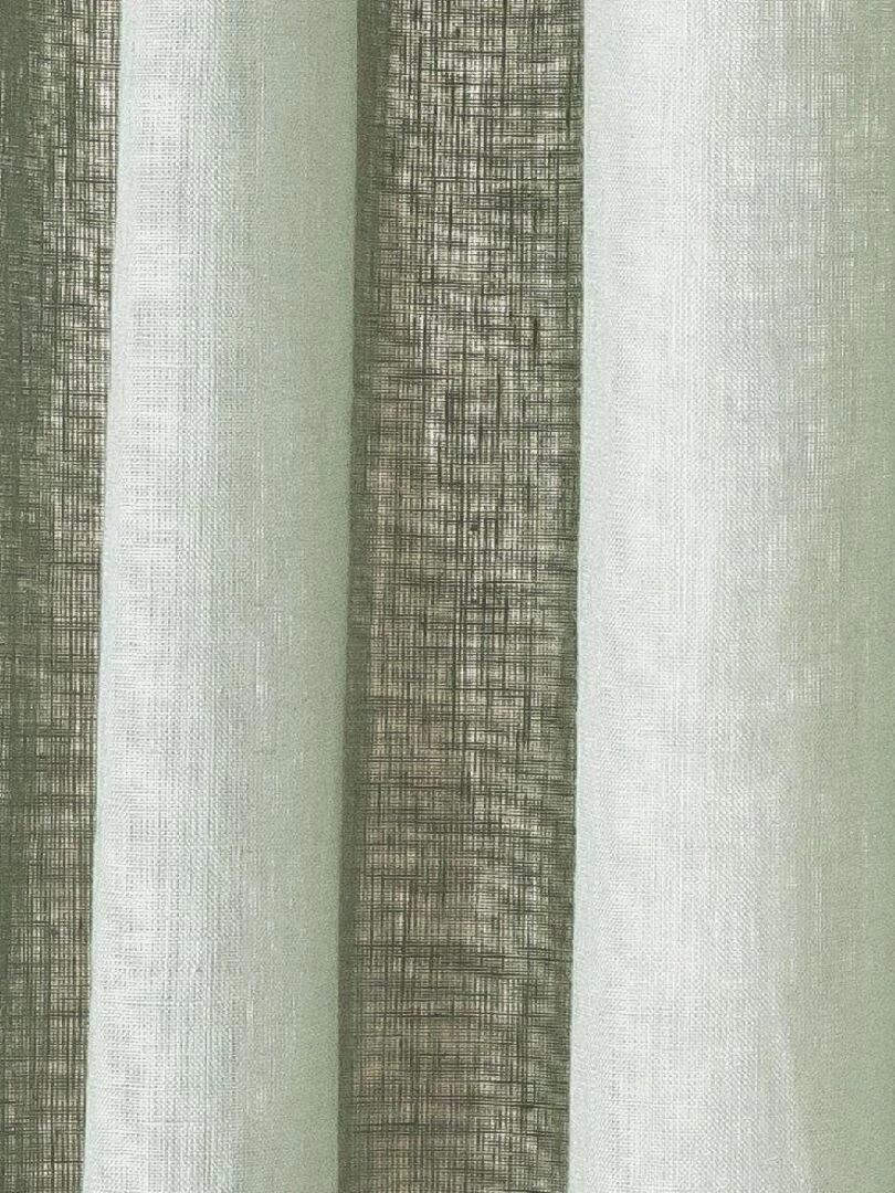 Rideau en lin avec œillets 'Deko&co' Vert d'eau