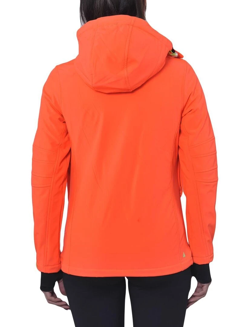 Blouson de ski femme AMALA Orange corail