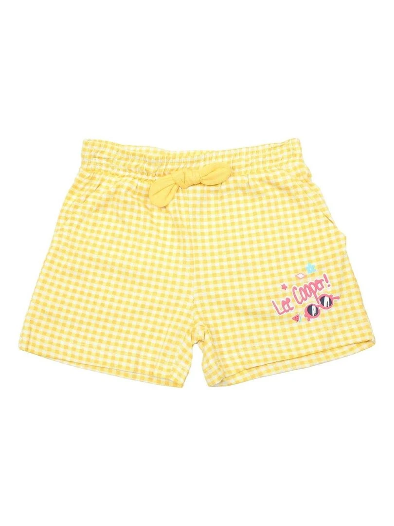 Lee Cooper   Ensemble ​​T shirt short fille Imprimé Lee Cooper   Jaune