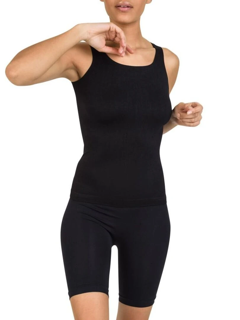 Tenue affinante : cycliste et top noir Cellutex   Noir