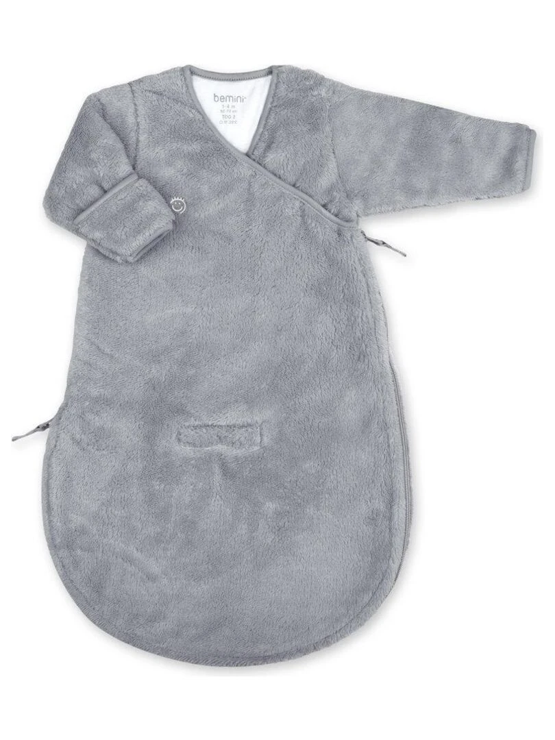 Bemini Gigoteuse avec moufles Softy Gris