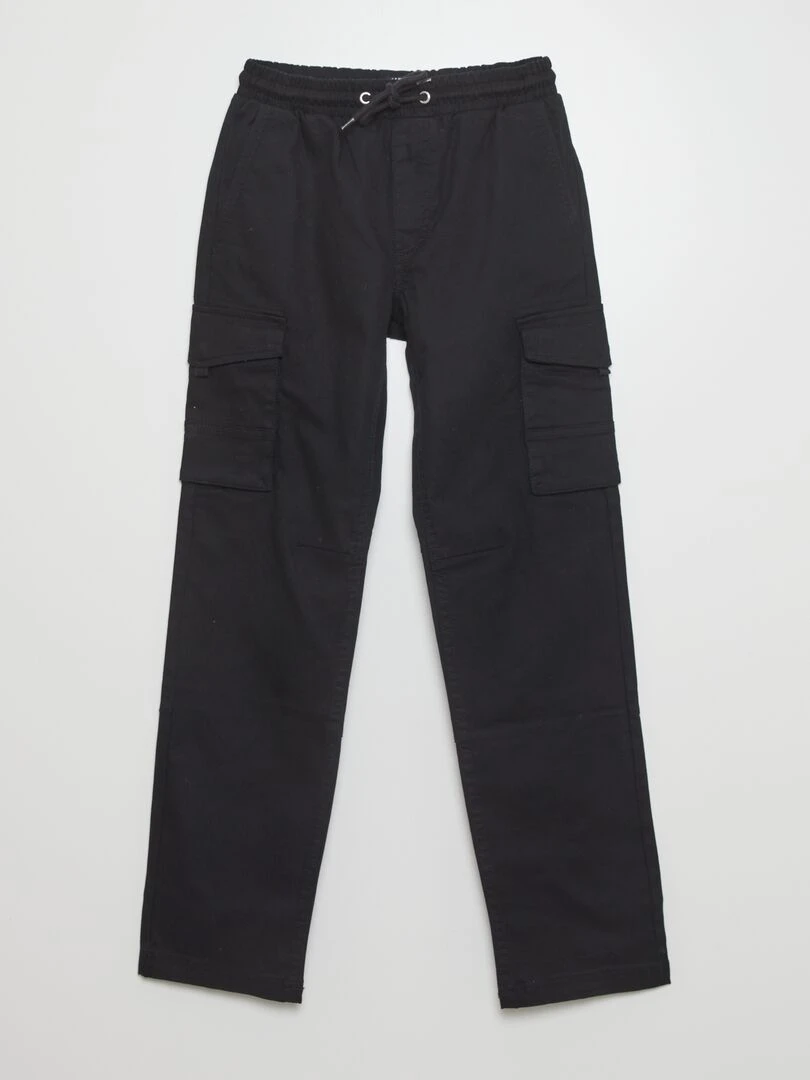 Pantalon multipoche noir