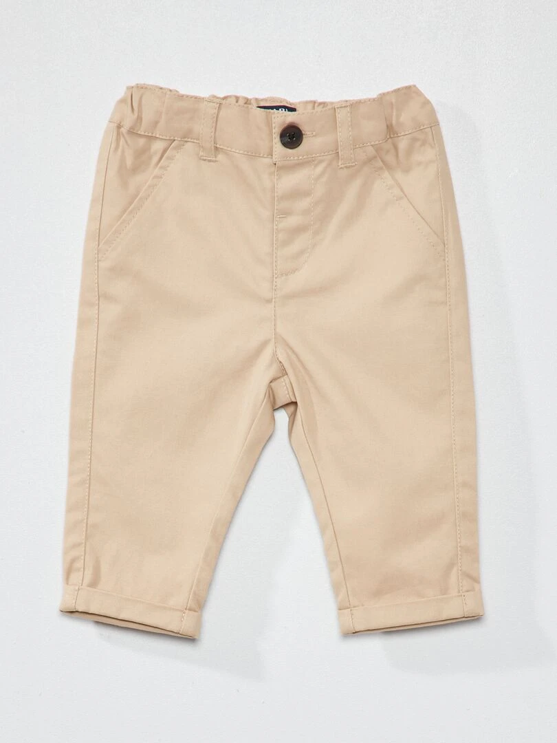 Ensemble chemise + gilet de costume + pantalon   3 pièces   Bleu/beige