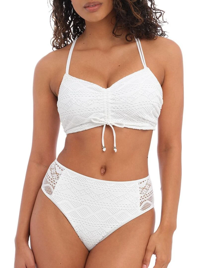 Haut de maillot de bain brassière à armatures cachées Sundance   Blanc